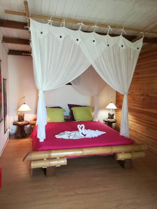 Bungalow Atypique Ti Bambou A 500M De La Plage ساينت آن المظهر الخارجي الصورة